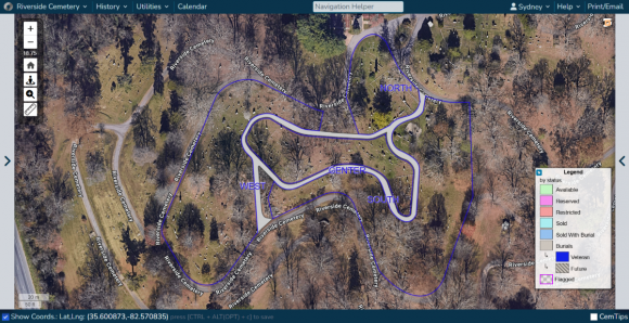CIMS Main Map Overview